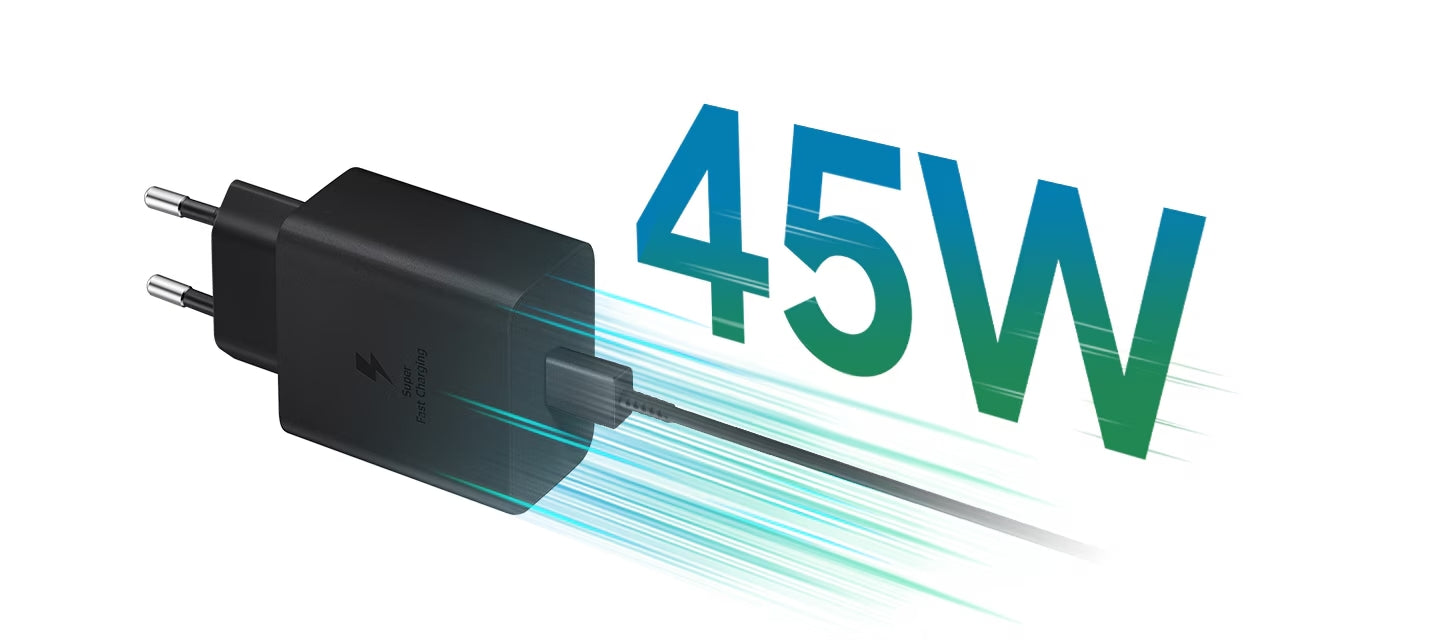 Chargeur rapide USB-C Samsung 45 W | Power Delivery (PD)