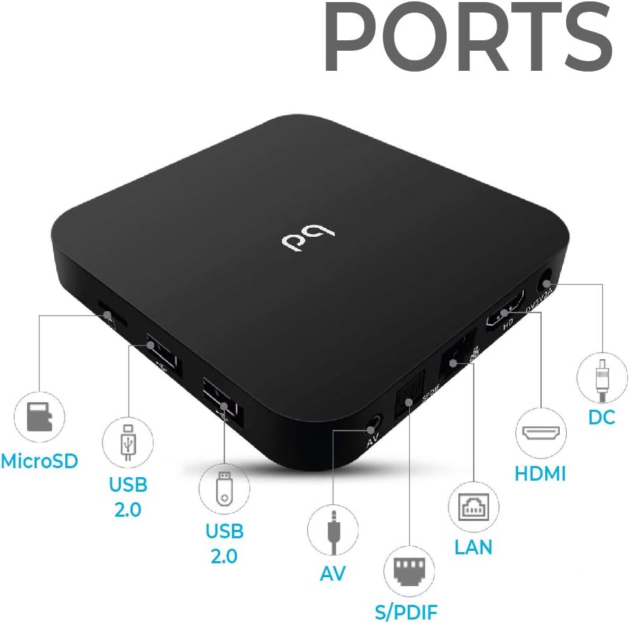 Android TV Quad Core HomeBox BW0041 - 4K - Smart TV - IPTV