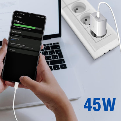 Cargador Samsung 45W USB-C | Power Delivery (PD)